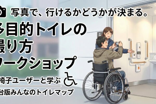 写真で「行けるかどうか」が伝わる　ー多目的トイレの撮り方ワークショップを開催しました